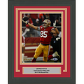 Framed Autographed/Signed George Kittle San Francisco 49ers 8x10 Football Photo Beckett BAS COA