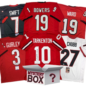 Autographed/Signed University of Georgia College Football Jersey Mystery Box with PSA JSA or Beckett COA