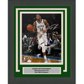 Framed Autographed/Signed Giannis Antetokounmpo Milwaukee Bucks 11x14 Basketball Photo JSA COA #2