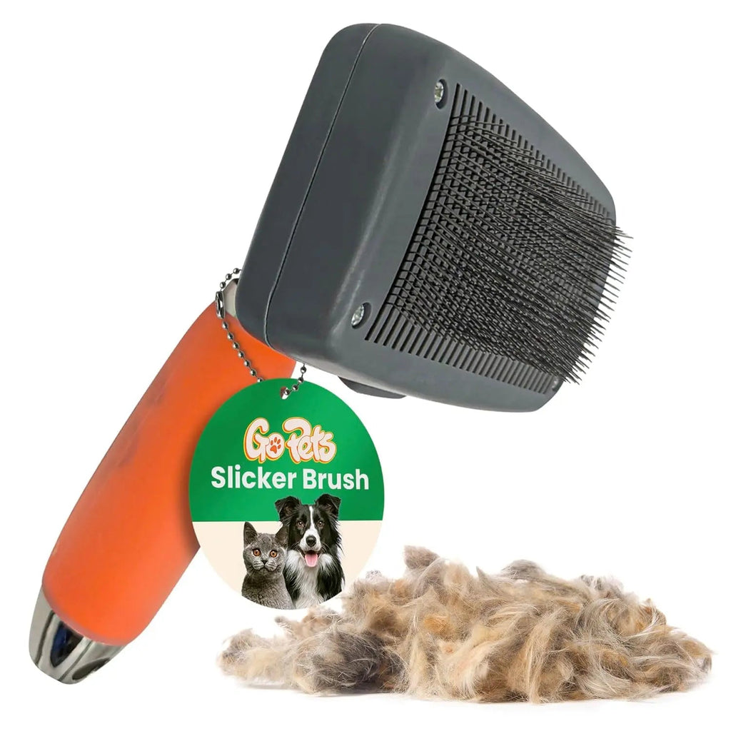 GoPets 2-in-1 Dematting & Deshedding Comb for Dogs & Cats