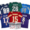 Autographed/Signed Gridiron Kickoff 2025 Football Jersey Mystery Box with PSA JSA or Beckett COA