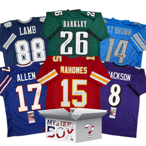 Autographed/Signed Gridiron Kickoff 2025 Football Jersey Mystery Box with PSA JSA or Beckett COA