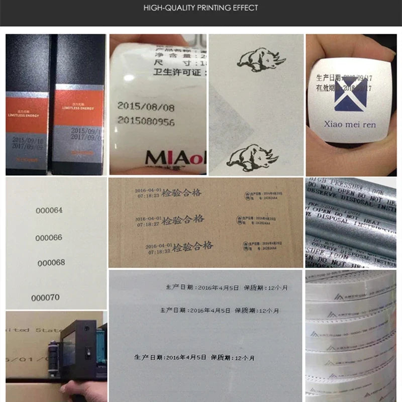 Portable Handheld Inkjet Printer – Thermal Printer for QR Codes & Labels