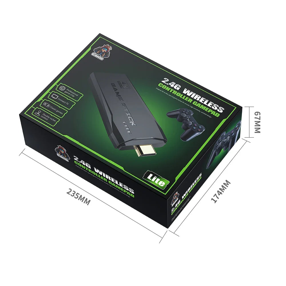 M8 Wireless Game Stick – 64GB Retro Console, 10000 Games