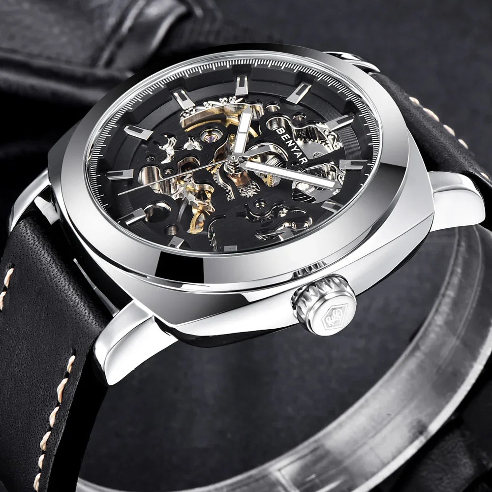 Men's Automatic Mechanical Business Watch – Waterproof Wristwatch