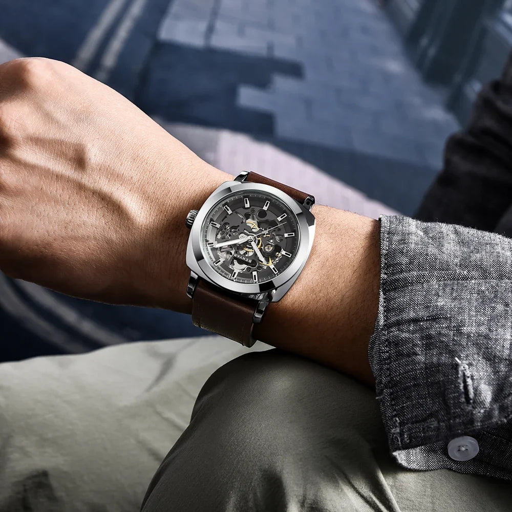 Men's Automatic Mechanical Business Watch – Waterproof Wristwatch
