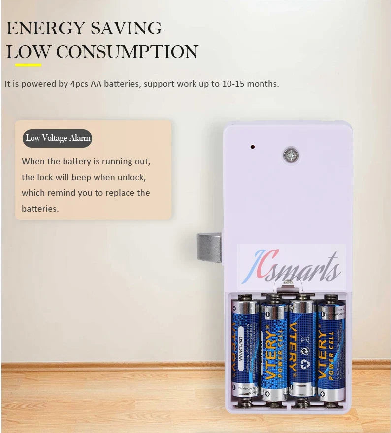 Electronic Keypad Cabinet Lock – RFID Locker Lock for Gym & Home