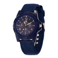 Men's Military Quartz Sport Watch – Soft Nylon Band, Casual Style