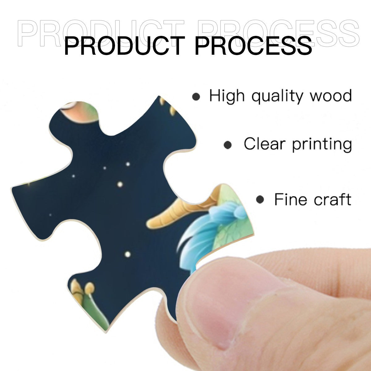 Cool Dragons Personalized Wooden Puzzle | 60 Pieces | 15x20cm