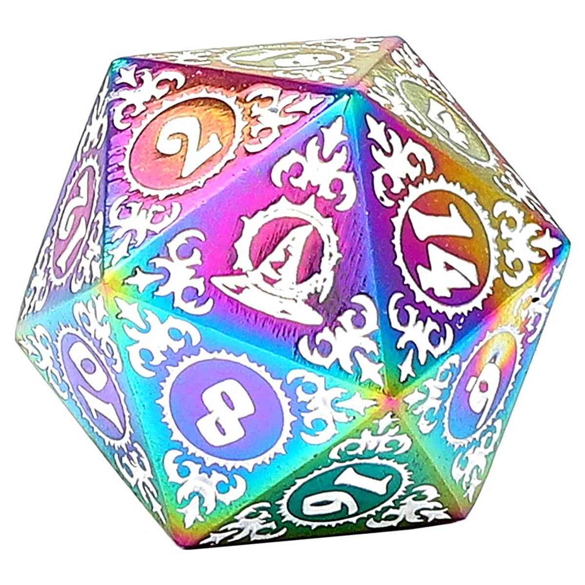 Solid Metal Dice Set for Creative Gaming Adventures