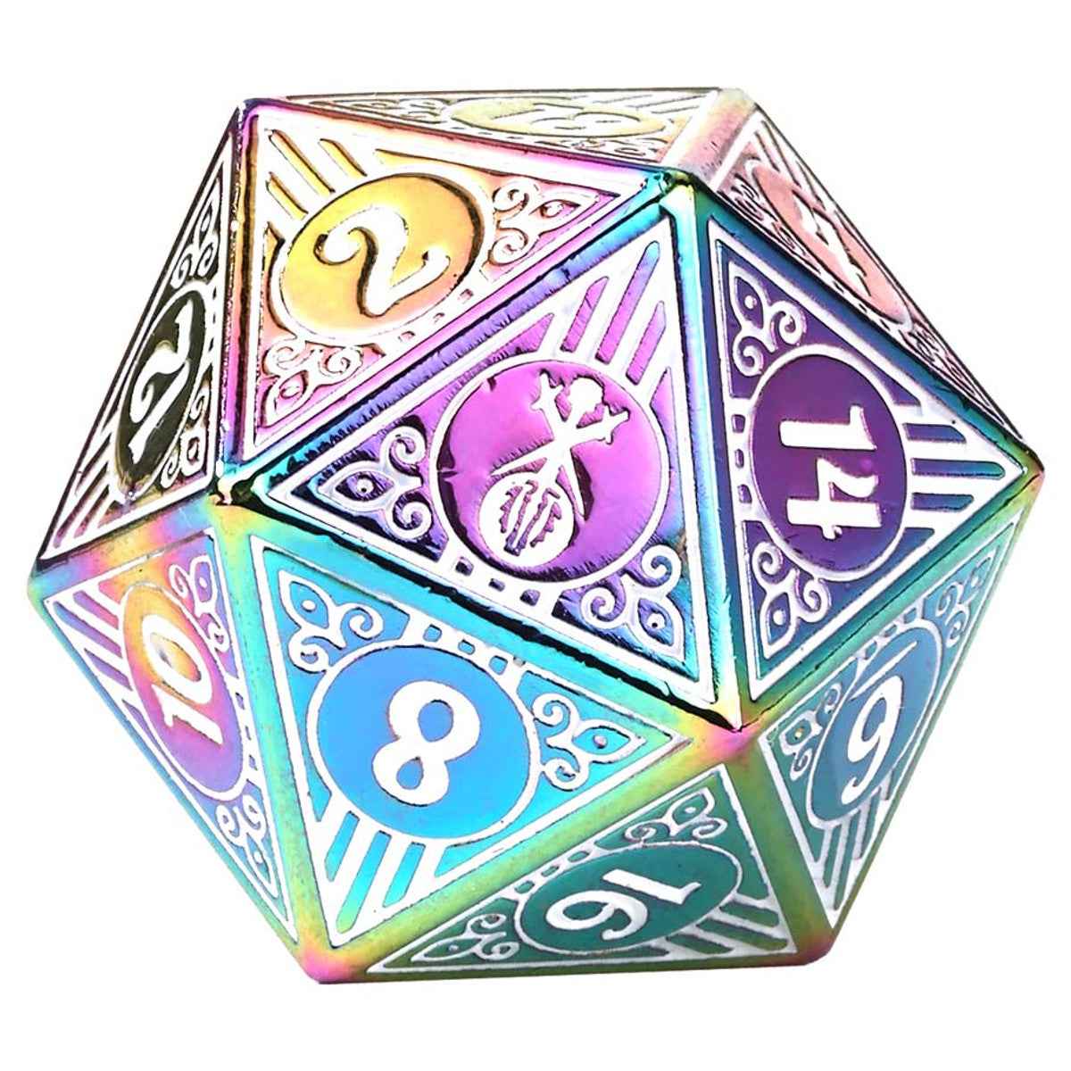 Solid Metal Dice Set for Creative Gaming Adventures