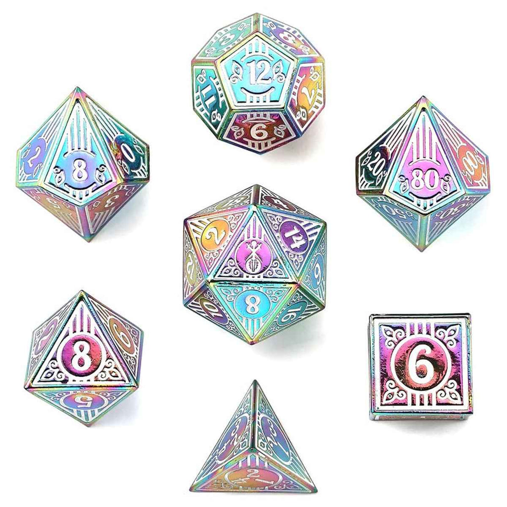 Solid Metal Dice Set for Creative Gaming Adventures