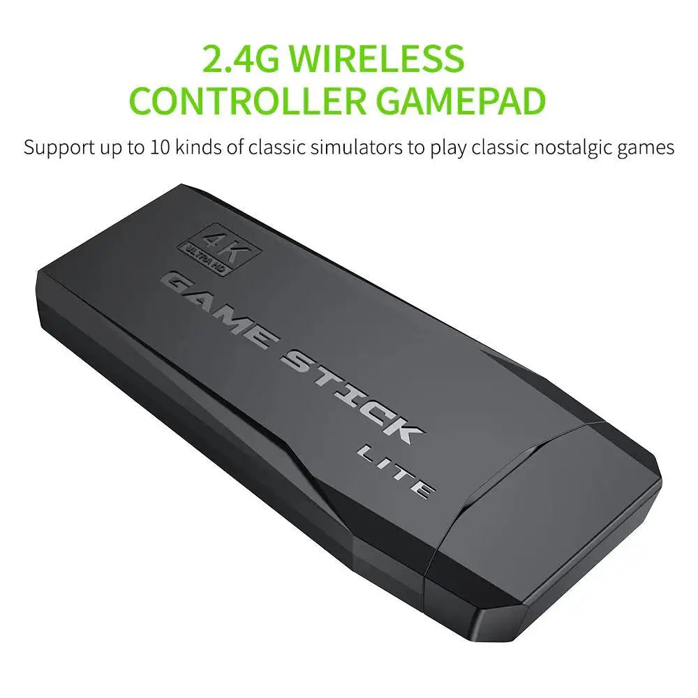 M8 Wireless Game Stick – 64GB Retro Console, 10000 Games