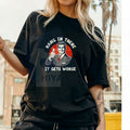 "Hang in There, It Gets Worse" T-Shirt – Humorous Golf Gift Cotton Tee For Men & Women