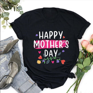 Happy Mother's Day 2025 Keepsake T-Shirt – Special 2025 For Mom Gift Idea Tee, Premium 100% Cotton Floral Celebration Top, Made in USA