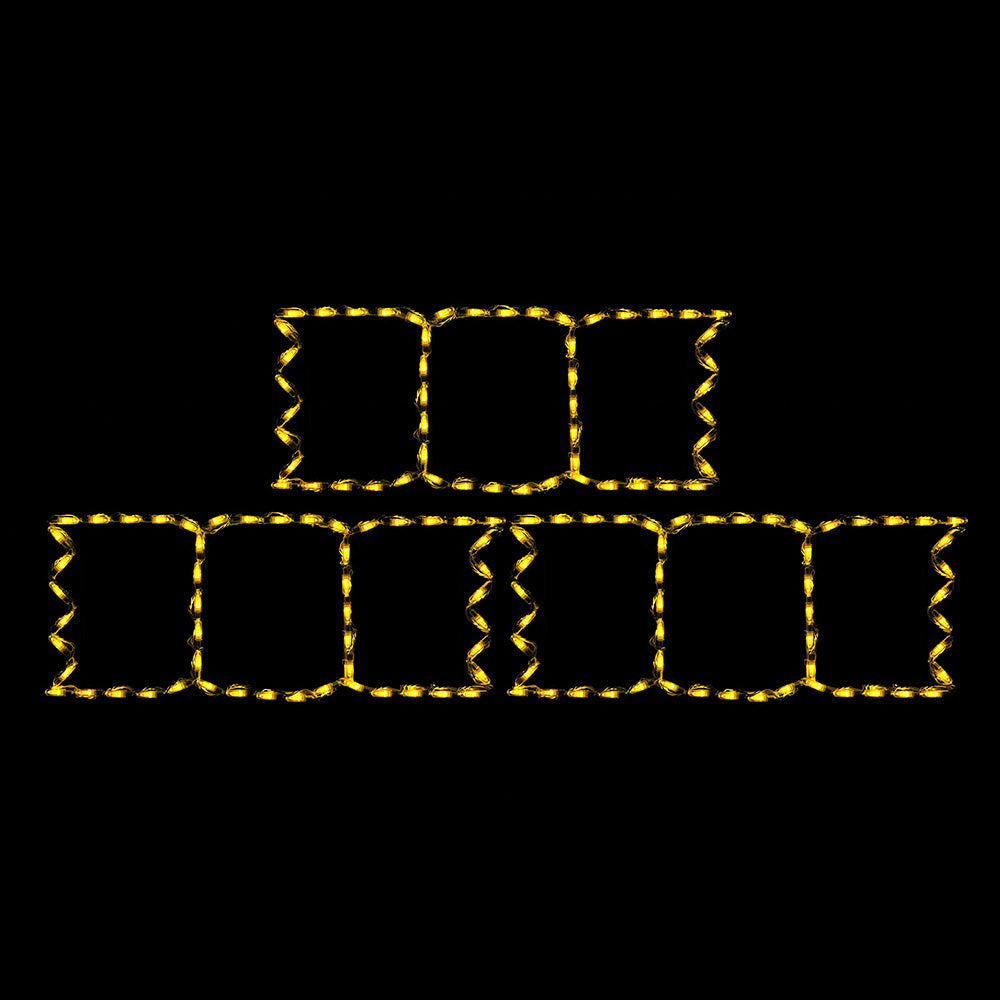 LED Hay Bale Stack