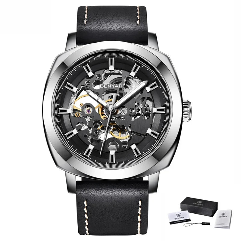 Men's Automatic Mechanical Business Watch – Waterproof Wristwatch