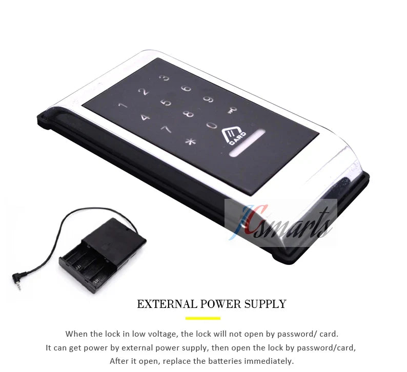 Electronic Keypad Cabinet Lock – RFID Locker Lock for Gym & Home