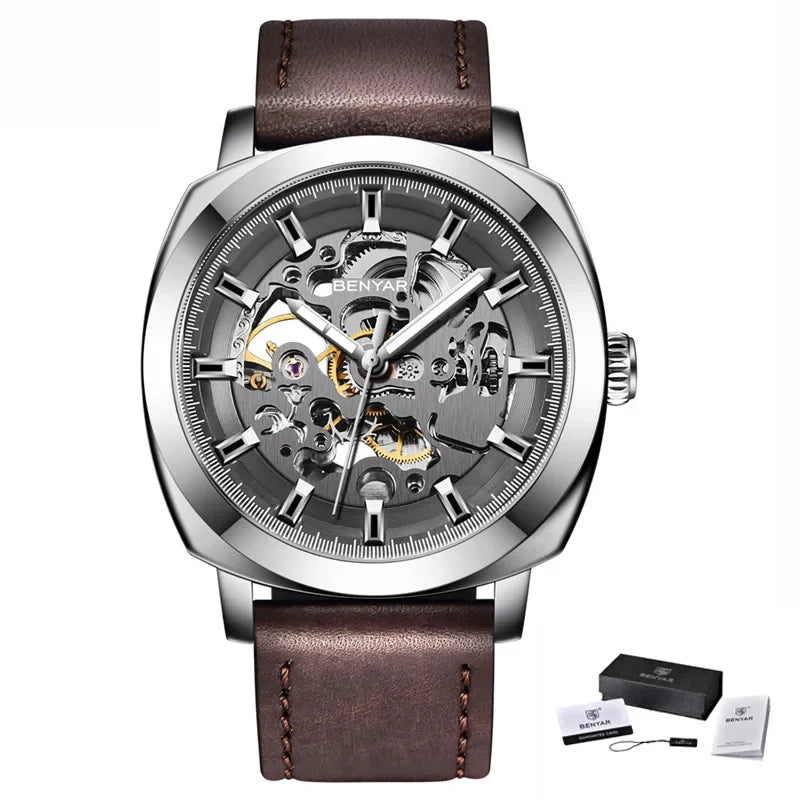 Men's Automatic Mechanical Business Watch – Waterproof Wristwatch