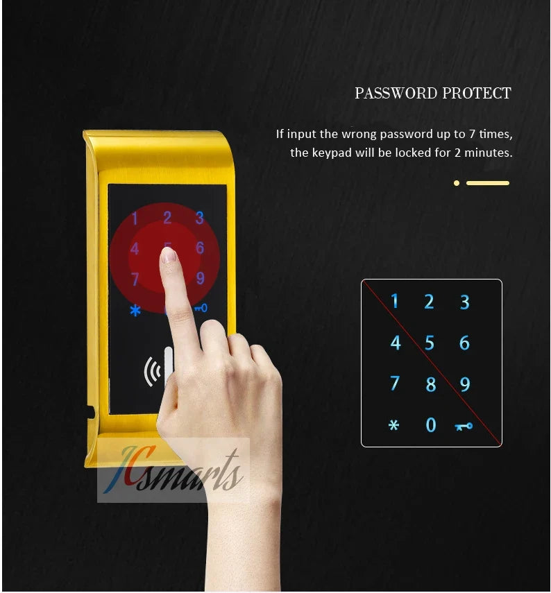 Electronic Keypad Cabinet Lock – RFID Locker Lock for Gym & Home