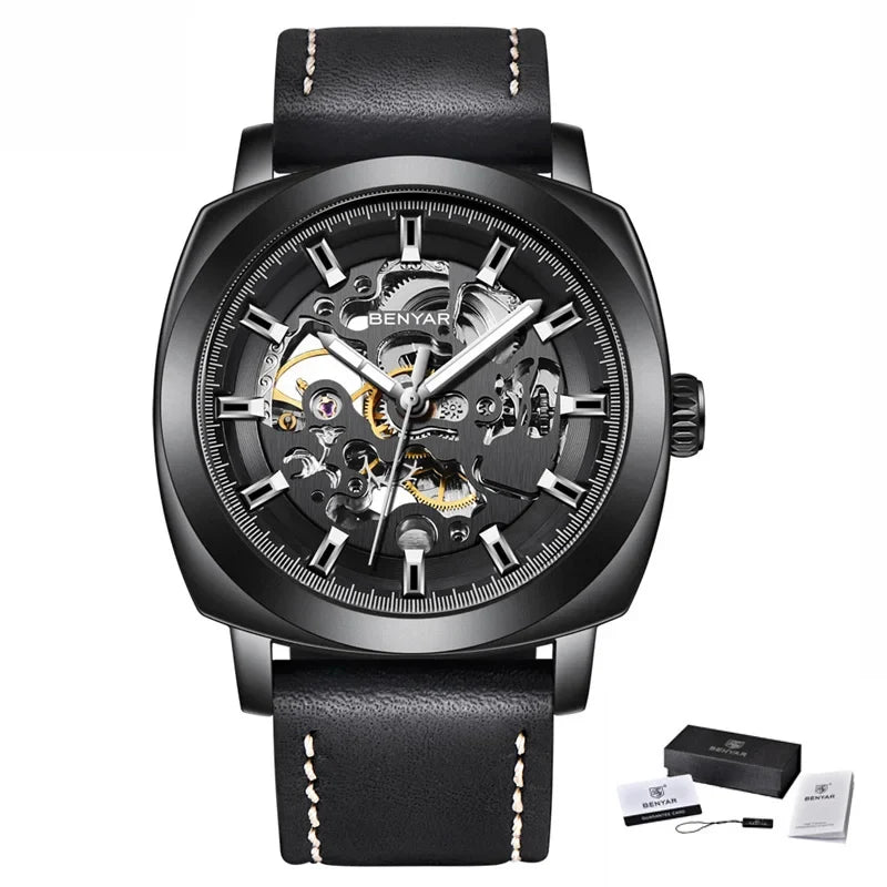 Men's Automatic Mechanical Business Watch – Waterproof Wristwatch