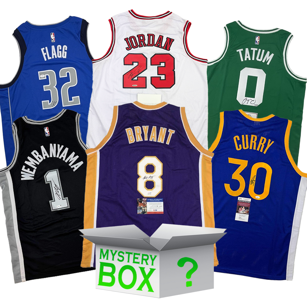 High Roller Autographed/Signed Basketball Jersey Mystery Box with PSA JSA or Beckett COA