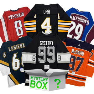 High Roller Autographed/Signed Hockey Jersey Mystery Box with PSA JSA BAS or Fanatics COA
