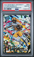 Graded 2024 Topps Bowman Best University Luther Burden III #BM1 Bowman Masterpieces Rookie RC Football Card PSA 10 Gem Mint