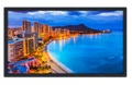 Professionally Framed Honolulu Hawaii Skyline High-Resolution Panoramic Photo 12x22 Wall Art