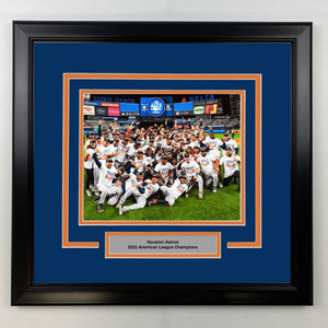 Framed Houston Astros American League Champions 8x10 Baseball Photo