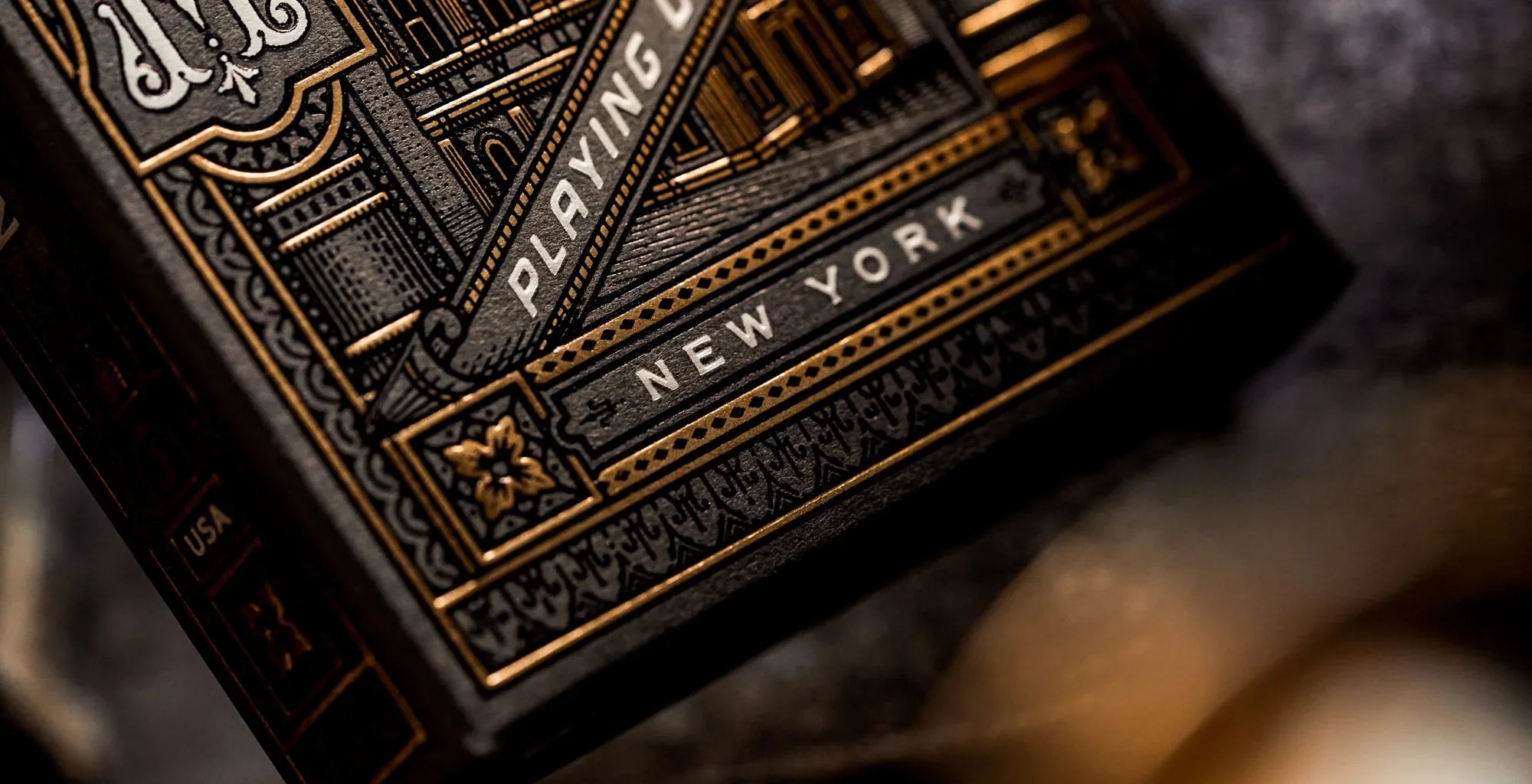Theory11 Black Hudson Playing Cards