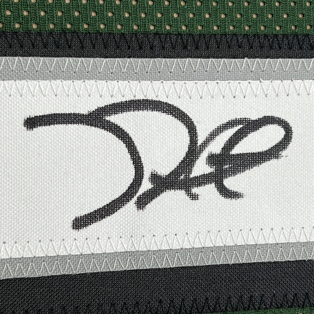 Framed Autographed/Signed Jalen Hurts 35x39 #1 Philadelphia Green Football Jersey JSA COA