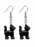 Black Cat Earrings