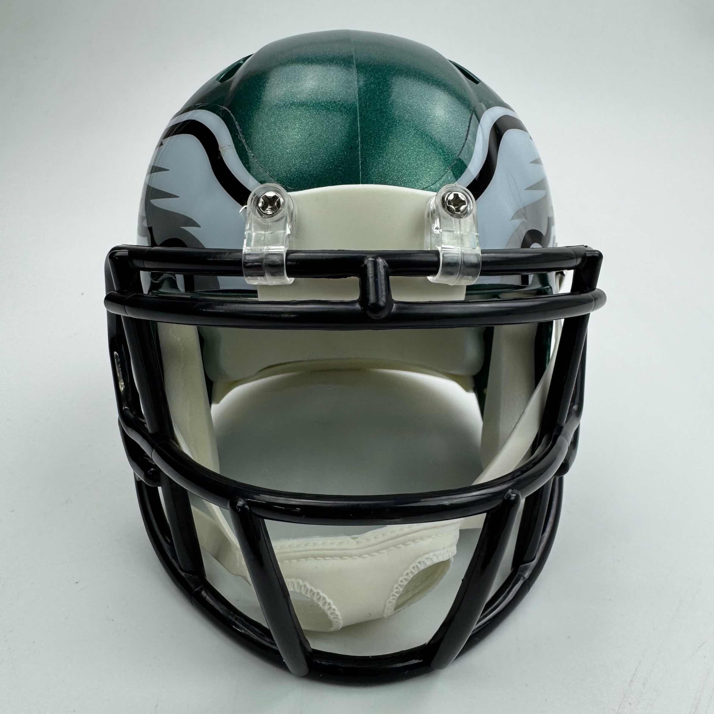 Autographed/Signed Brandon Graham Philadelphia Eagles Mini Football Helmet JSA COA