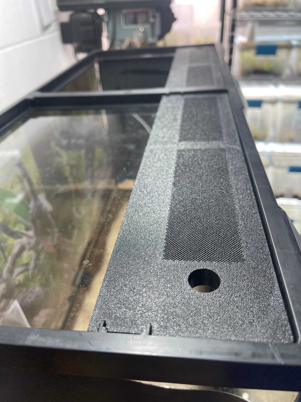 Custom Replacement Vent Kit for 25G Zoomed Terrariums – Humidity Retaining with Fly-Proof Ventilation