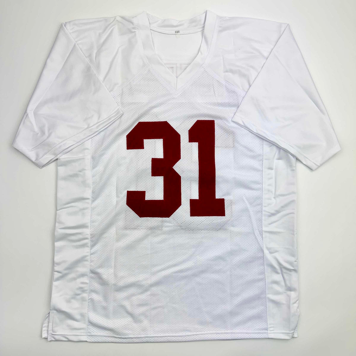 Autographed/Signed Will Anderson Alabama White College Football Jersey Beckett BAS COA