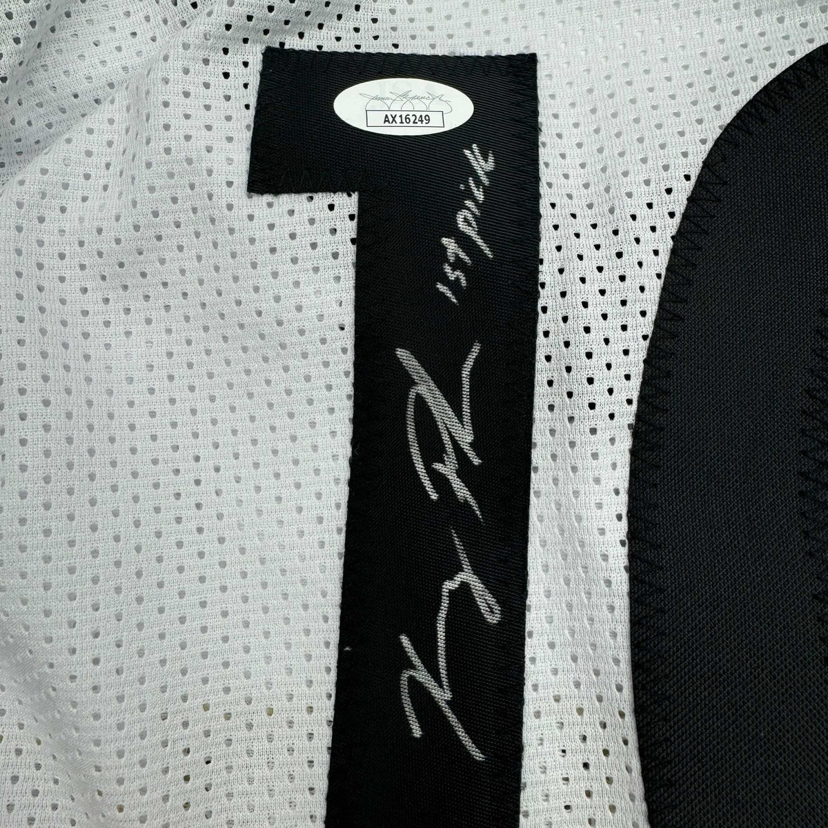 Autographed/Signed Kelsey Plum "1st Pick" Las Vegas White Basketball Jersey JSA COA