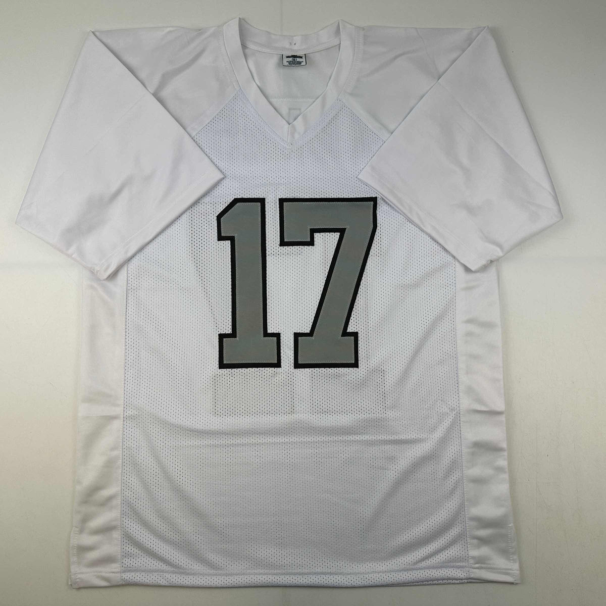 Autographed/Signed Davante Adams Las Vegas Oakland Color Rush White Football Jersey Beckett BAS COA