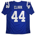 Autographed/Signed Dallas Clark Indianapolis Blue Football Jersey JSA COA