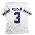 Autographed/Signed Jordan Addison Minnesota White Alternate Football Jersey JSA COA