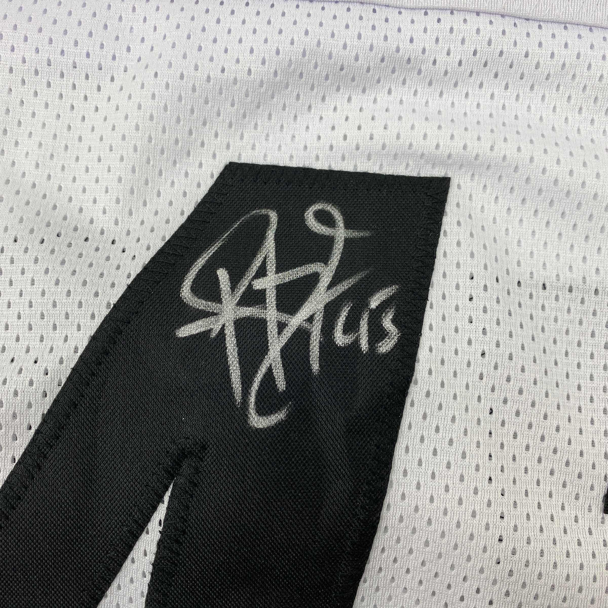 Autographed/Signed Troy Polamalu Pittsburgh White Football Jersey Beckett BAS COA