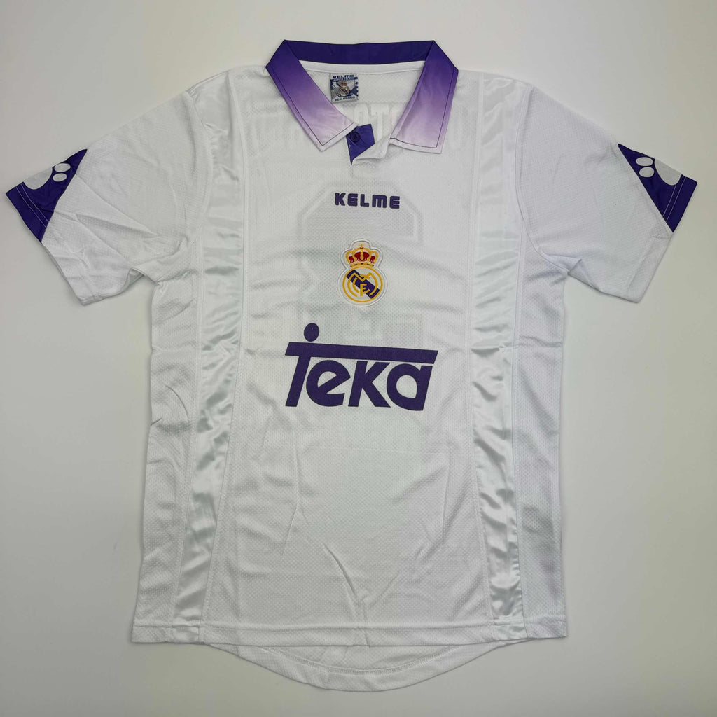 Autographed/Signed Roberto Carlos Real Madrid White Soccer Jersey Beckett BAS COA #2