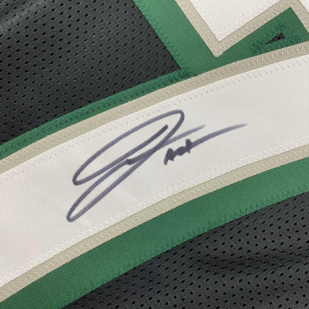Autographed/Signed Javon Hargrave Philadelphia Black Football Jersey JSA COA