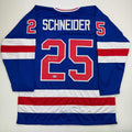 Autographed/Signed Buzz Schneider Blue Team USA Miracle On Ice 1980 Olympics Hockey Jersey Beckett BAS COA