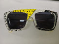 80's White Party Colorful Triangle Mod Sunglasses Party3