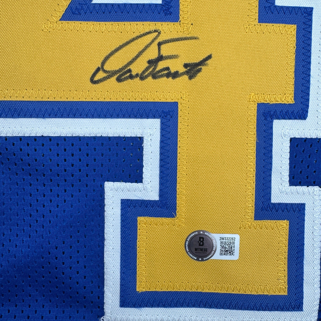 Autographed/Signed Dan Fouts San Diego Royal Blue Football Jersey JSA COA