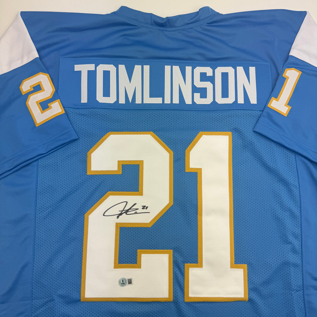 Autographed/Signed LaDainian Tomlinson San Diego Powder Blue Football Jersey JSA COA