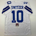 Autographed/Signed Ryan Switzer Dallas White Football Jersey JSA COA