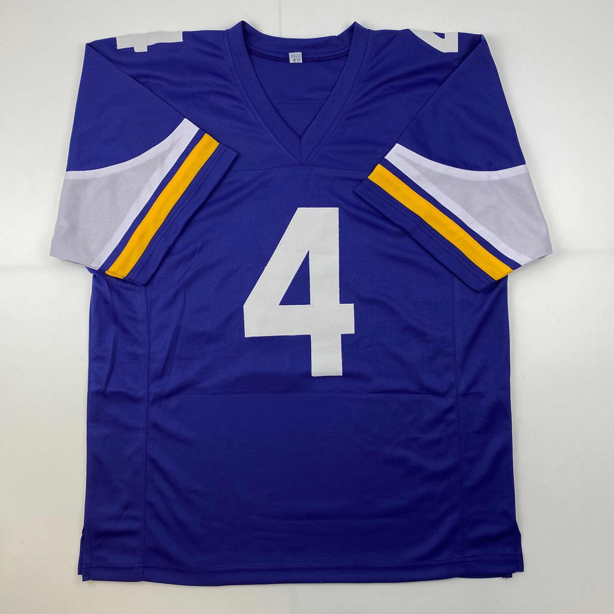Autographed/Signed Dalvin Cook #4 Minnesota Purple Football Jersey Beckett BAS COA