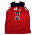 Autographed/Signed John Wall Washington Red Basketball Jersey JSA COA